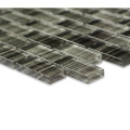 Hand Crafted 23X48 Grey Mixed Crystal 8mm Decorative Glass Mosaics